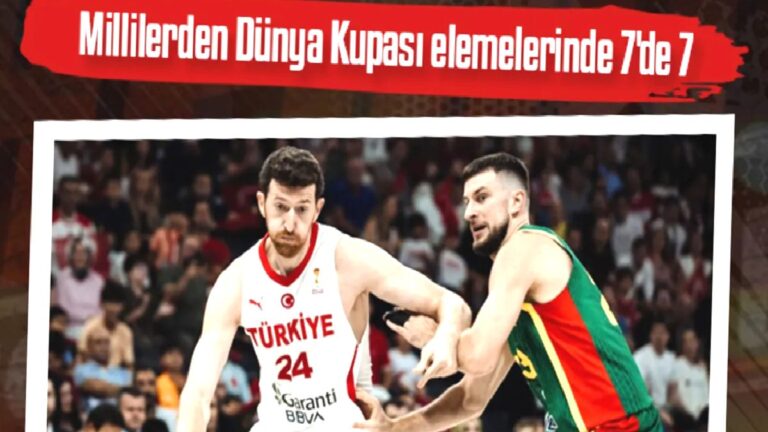 12 Dev Adam’dan harika başlangıç! Türkiye-Litvanya Maç Sonucu | FIBA Dünya Kupası Avrupa Elemeleri