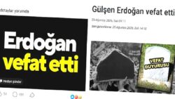 Aydın’da bir vefat duyurusu haberi için “Erdoğan vefat etti” başlığı attığı gerekçesiyle gözaltına alınan 4 gazeteciye adli kontrol