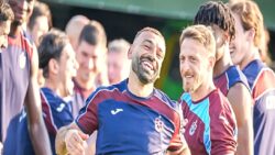 Muhammed Salah, Trabzonspor ile ilk antrenmanında