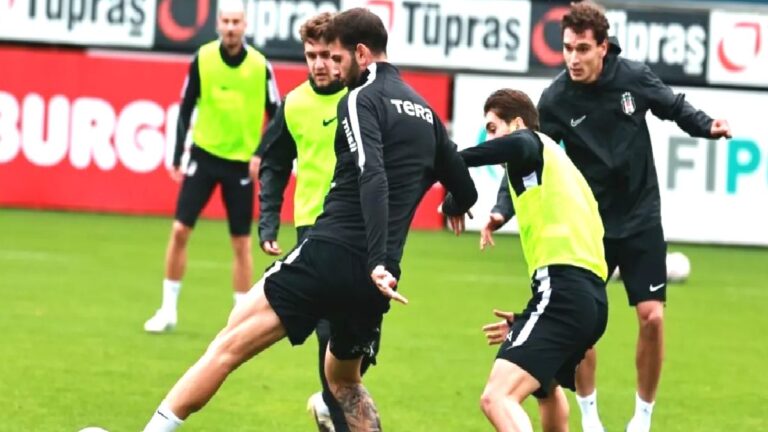 Beşiktaş kondisyon ve taktik çalıştı! Dusan Vlahovic…