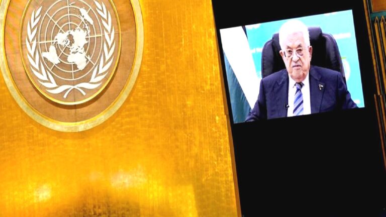 BM Genel Kurulu’na video gönderen Filistin Devlet Başkanı Abbas: Filistin halkı, vatanında kalacak