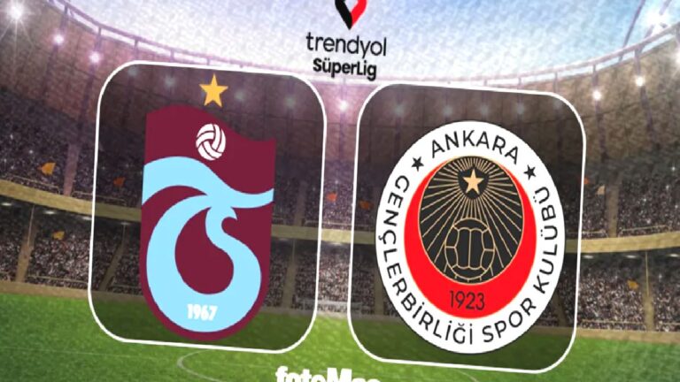 CANLI | Trabzonspor – Gençlerbirliği maçı saat kaçta, hangi kanalda?