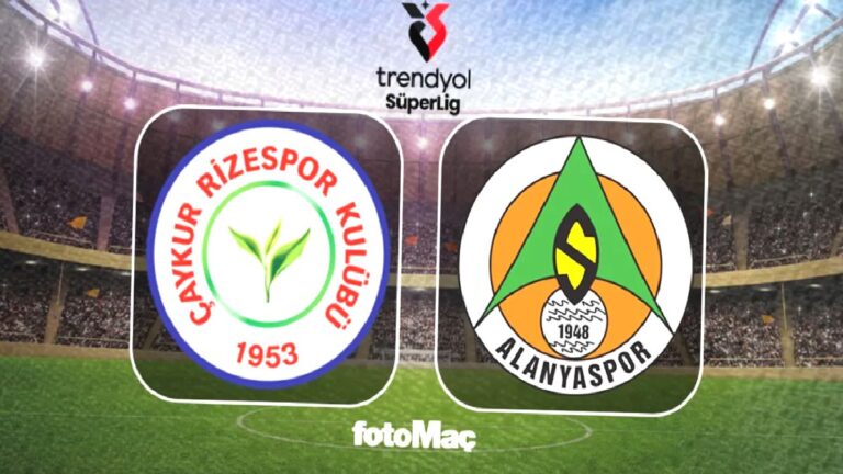 Çaykur Rizespor-Corendon Alanyaspor maçı saat kaçta, hangi kanalda?