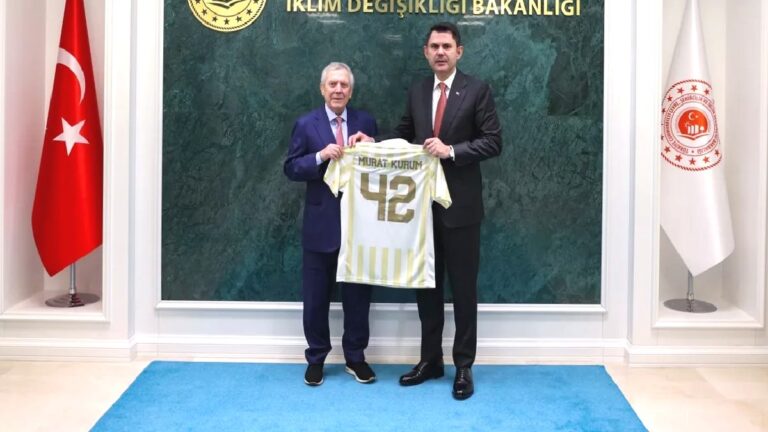 Çevre, Şehircilik ve İklim Değişikliği Bakanı Murat Kurum, Fenerbahçe Başkanı Aziz Yıldırım’ı ağırladı!