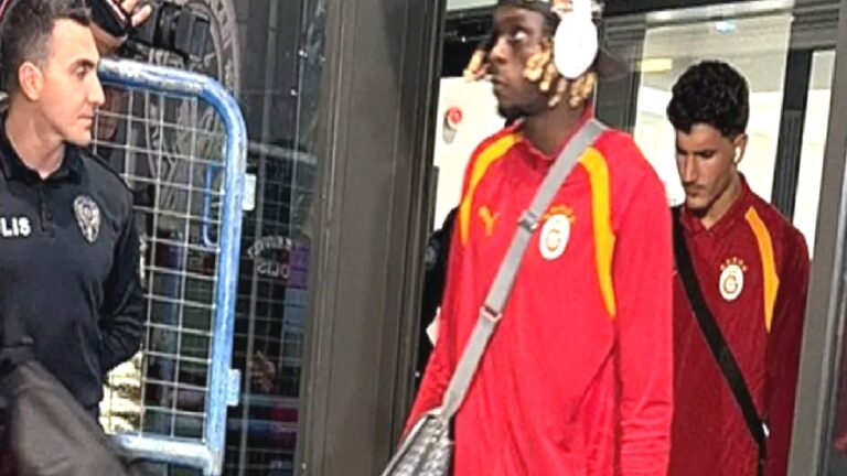 Galatasaray kafilesi Trabzon’a geldi