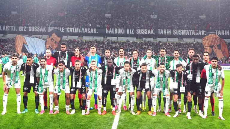 Tümosan Konyaspor ile Filistin Milli Takımı dostluk maçında karşı karşıya geldi